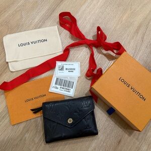 Louis Vuitton Victorine Wallet – Empreinte Leather (Black)